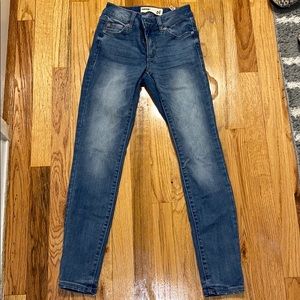 Size 1 medium blue wash Garage jeans